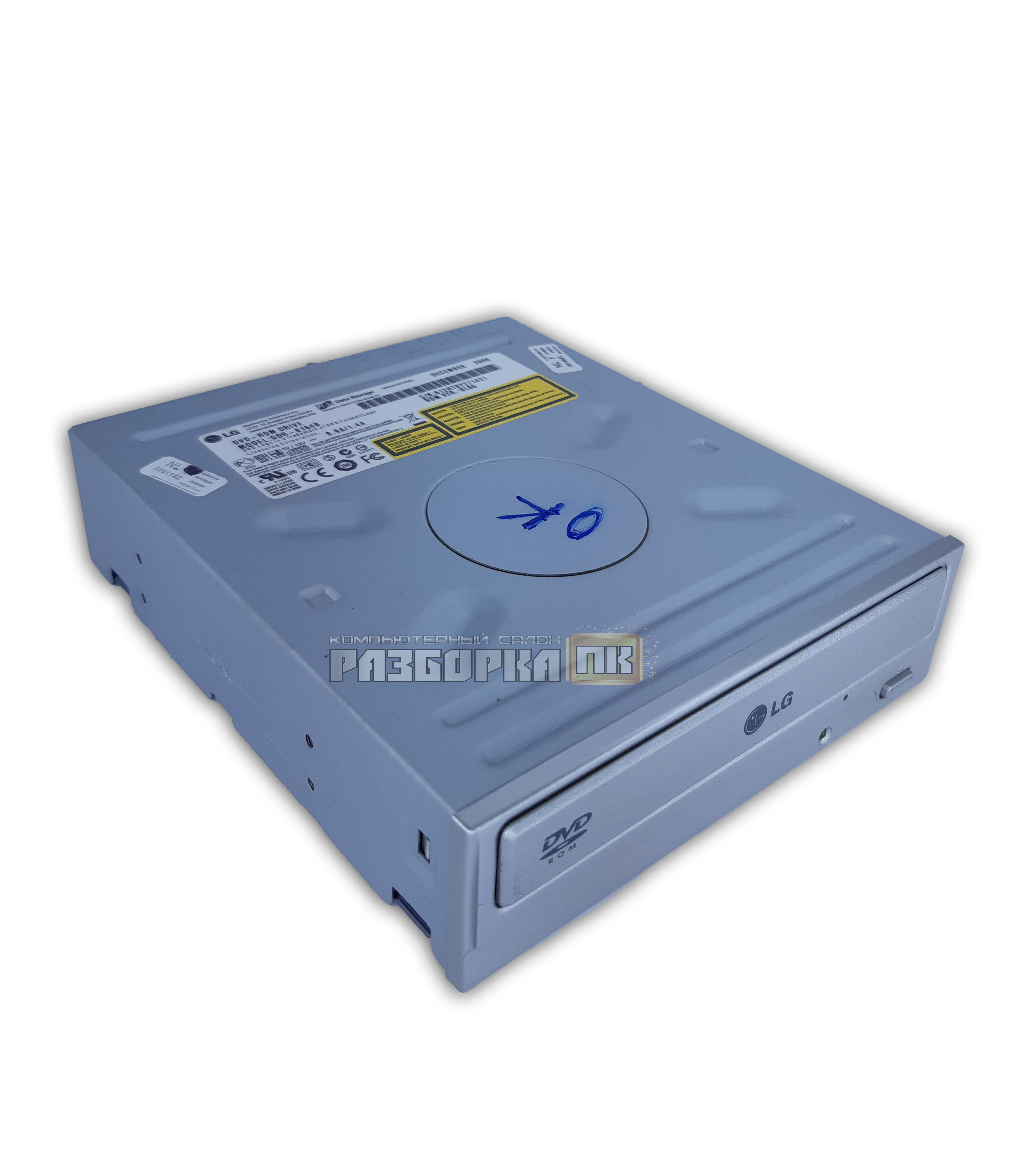 Дисковод для компьютера IDE  DVD-ROM серебро