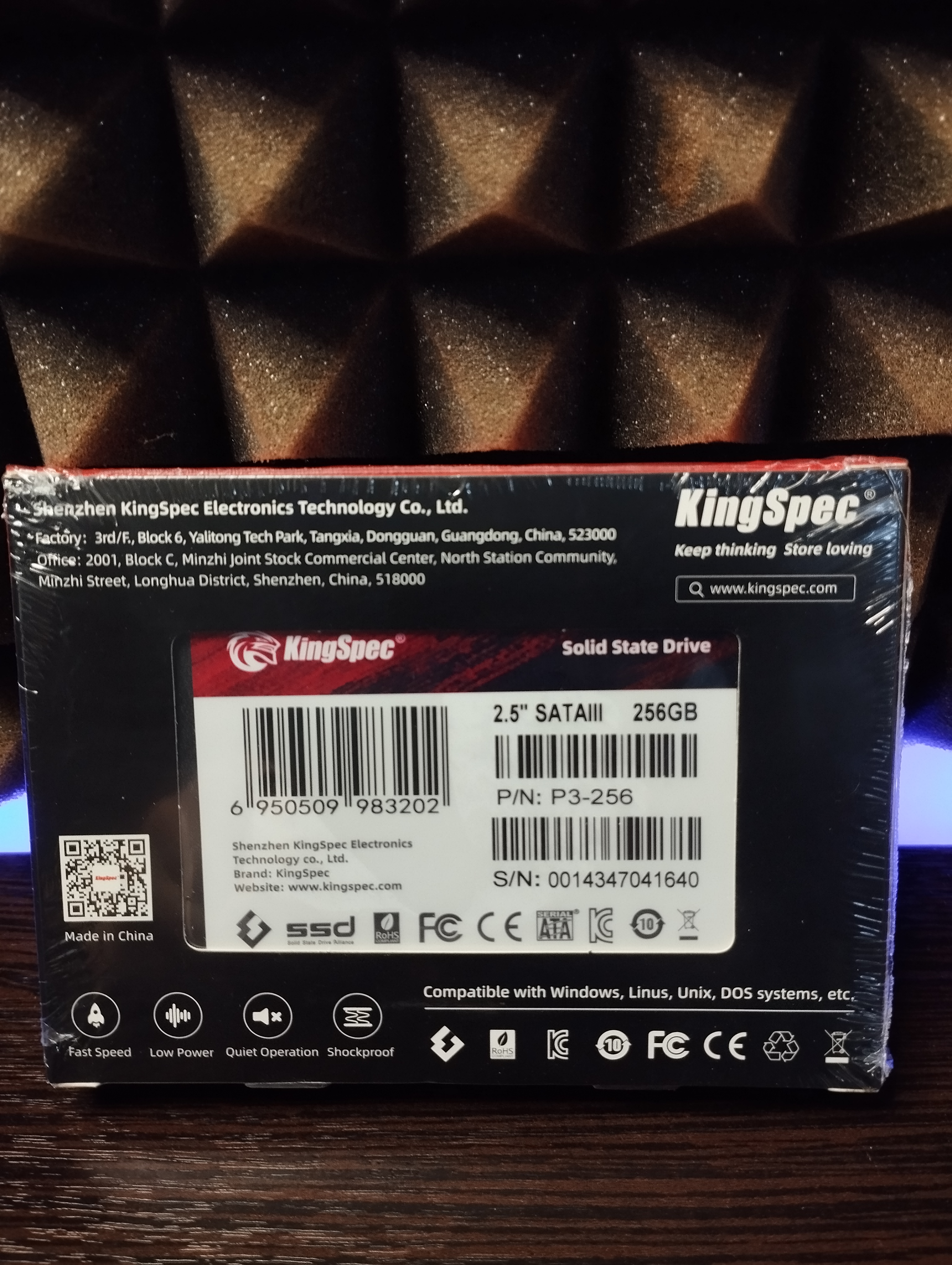 SSD-диск 256GВ KingSpec P4-256