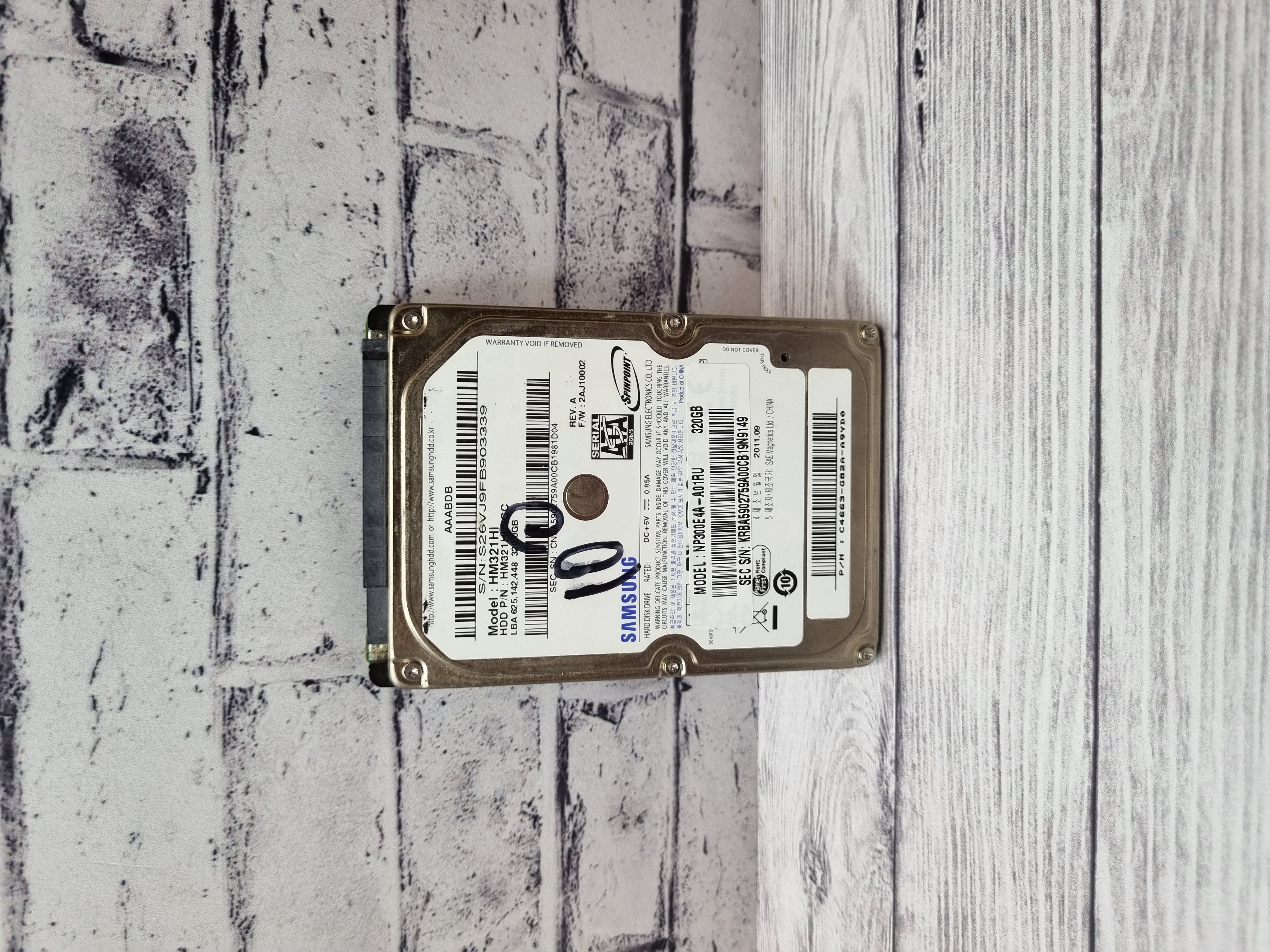 Жесткий диск Для ноутбука SATA 320GB SAMSUNG 2,5''
