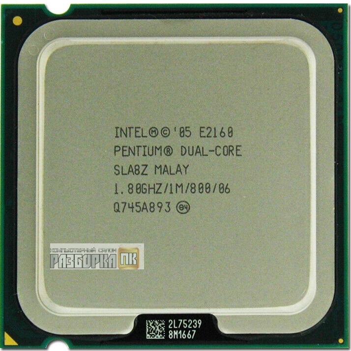 Процессор S775 Intel® Pentium Dual Core E2160