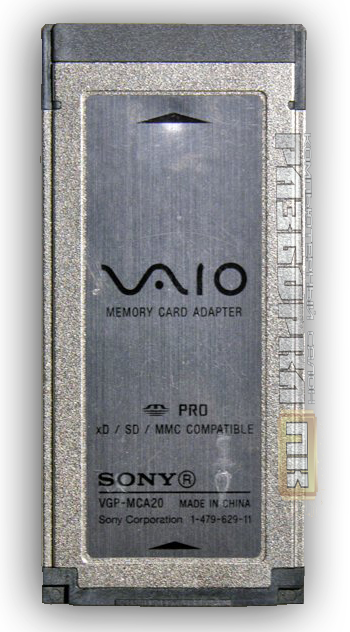 Адаптер для ноутбука Sony VAIO Memory Card Adapter  VGP-MCA20A Pro/xD/SD/MMC compatible