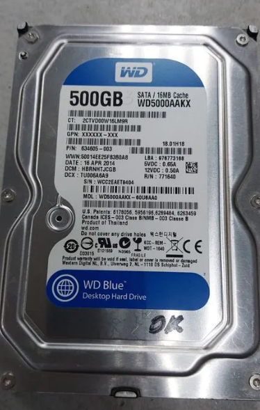 Жесткий диск SATA 500GB WD blue 3,5"