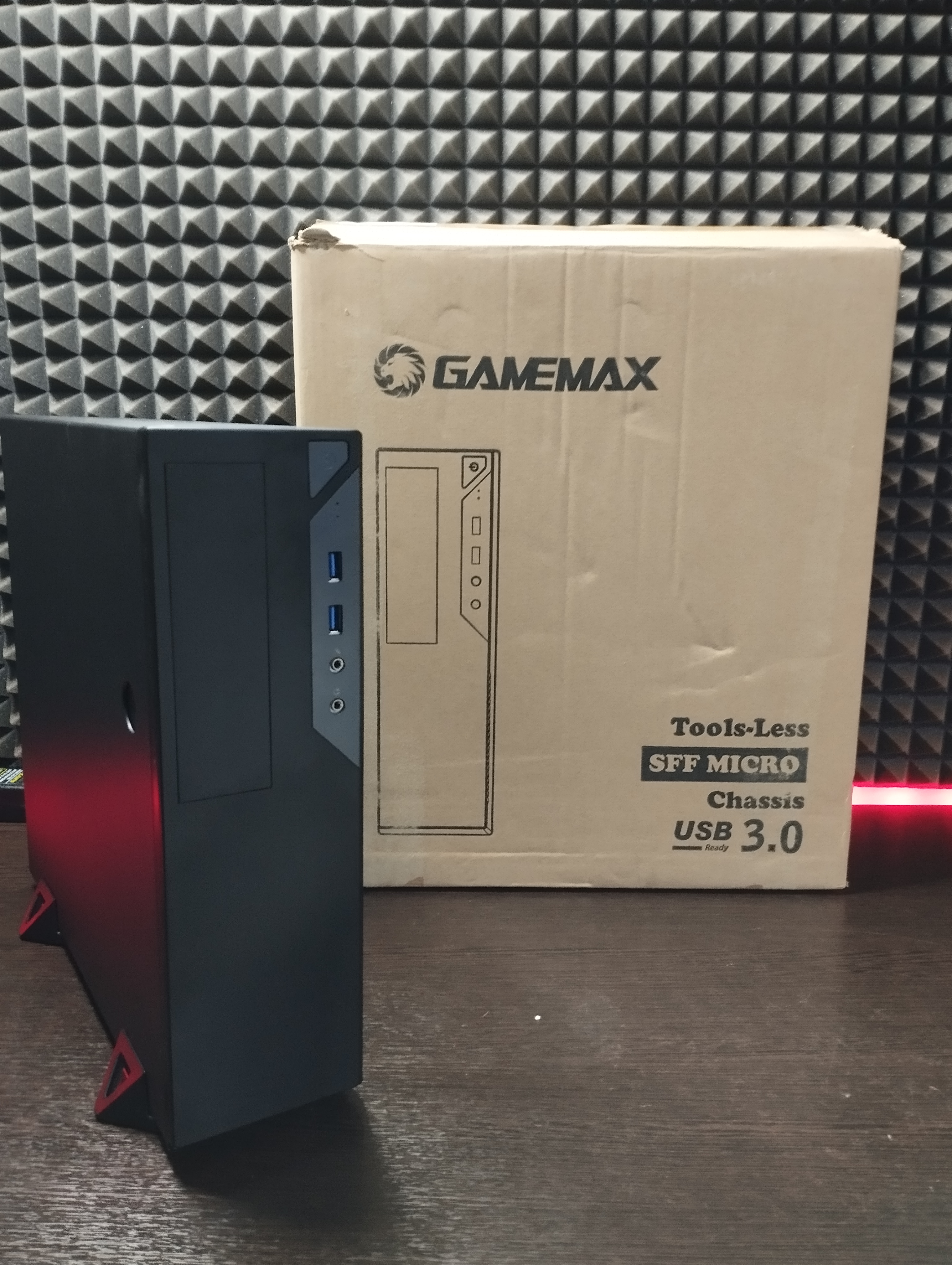 Корпус gamemax S501-230W Black NEW