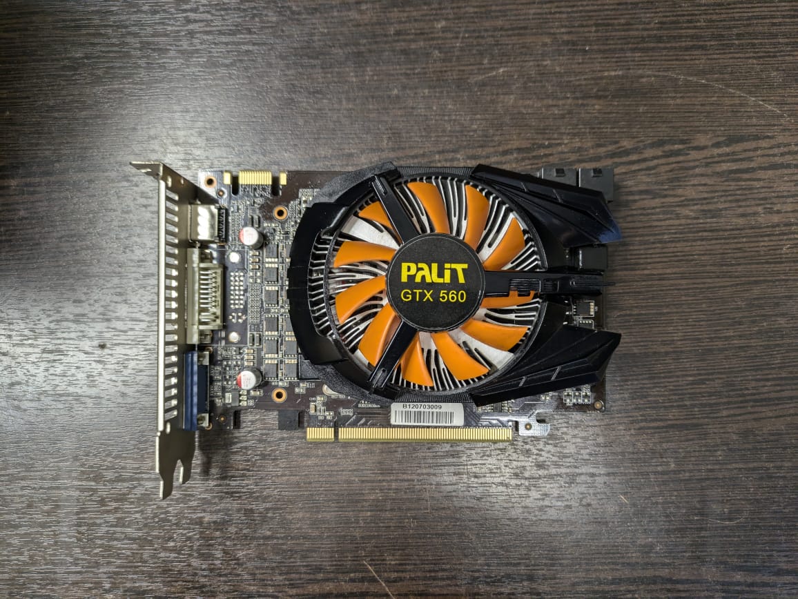 Видеокарта PCI-E nvidia Geforce GTX 560 1GB palit