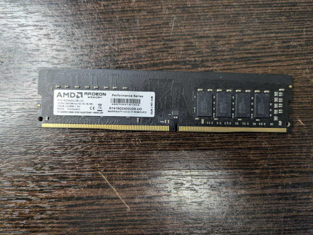Оперативаная память dimm DDR4 16GB (2400Mhz) AMD Radeon