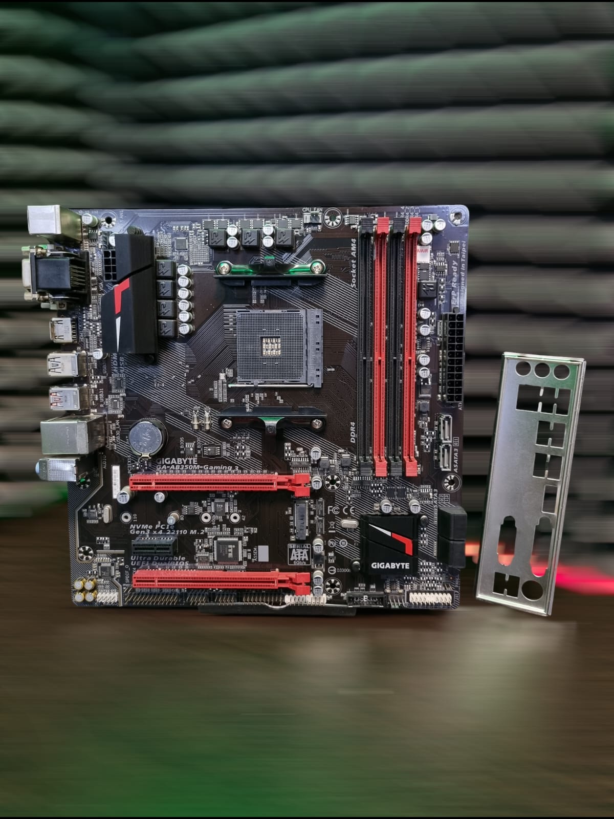 Материнская плата microATX SAM4 Gigabyte GA-AB350M-Gaming 3