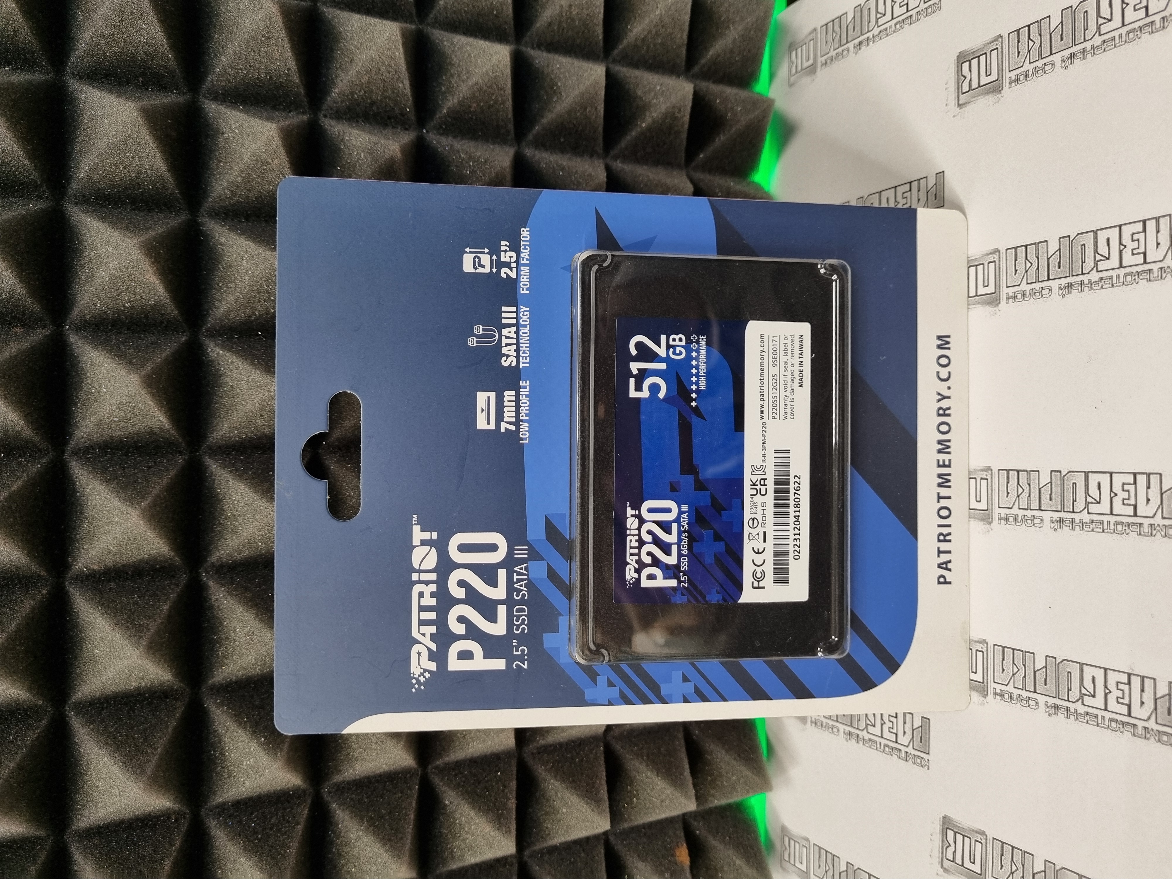 SSD- диск 512GB SATA PATRIOT P220