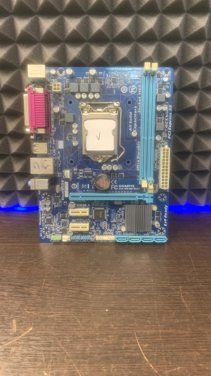 Материнская плата microATX S1155 GIGABYTE  GA-H61M-DS2 Rev. 4.0