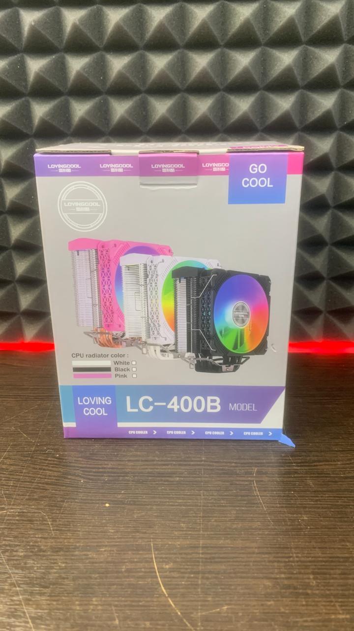 Охлаждение Intel + AMD  Soket ALL  LOVING COOL LC-400B белый