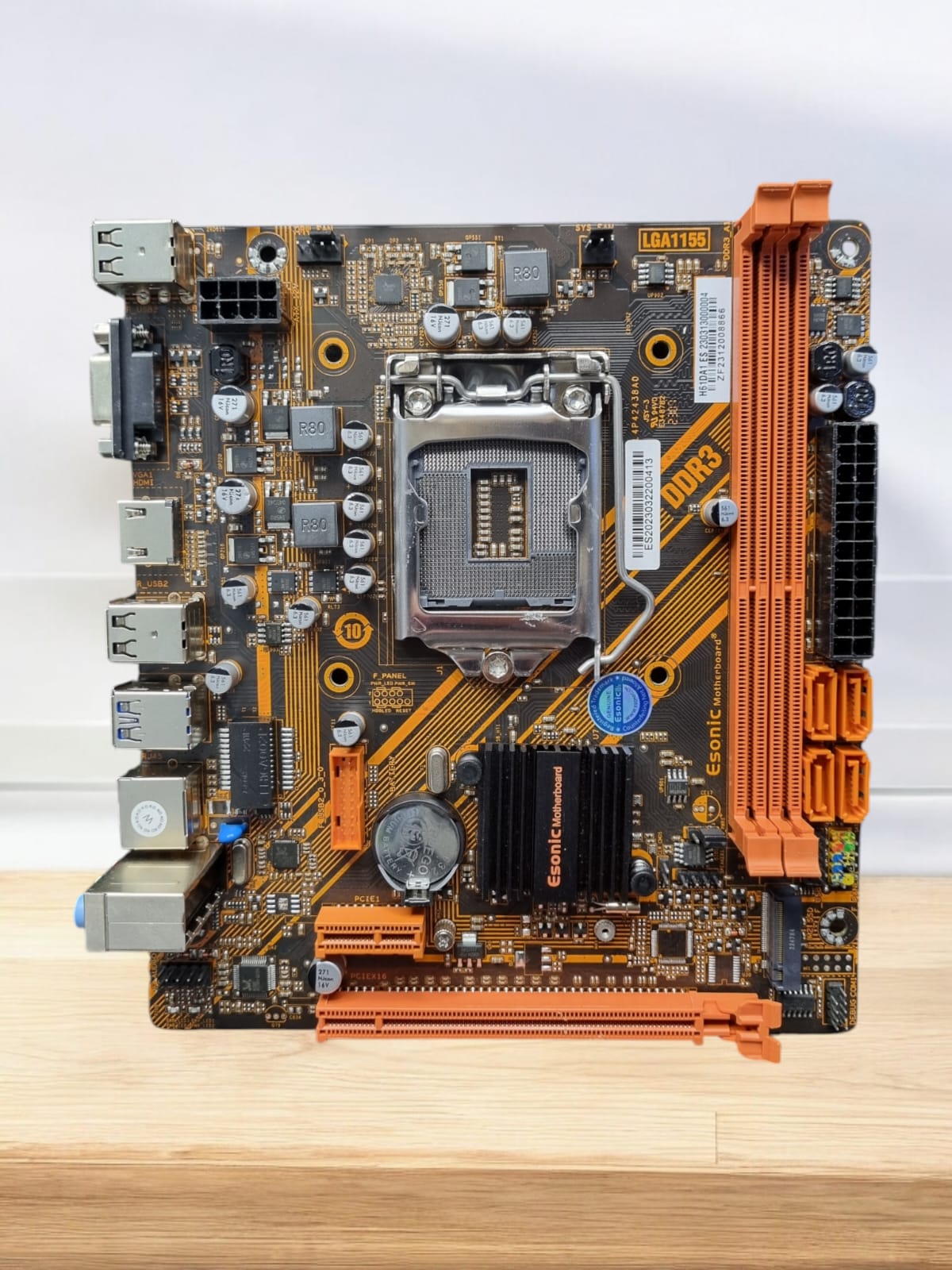 Материнская плата microATX S1155 Esonic H61DA1 ES