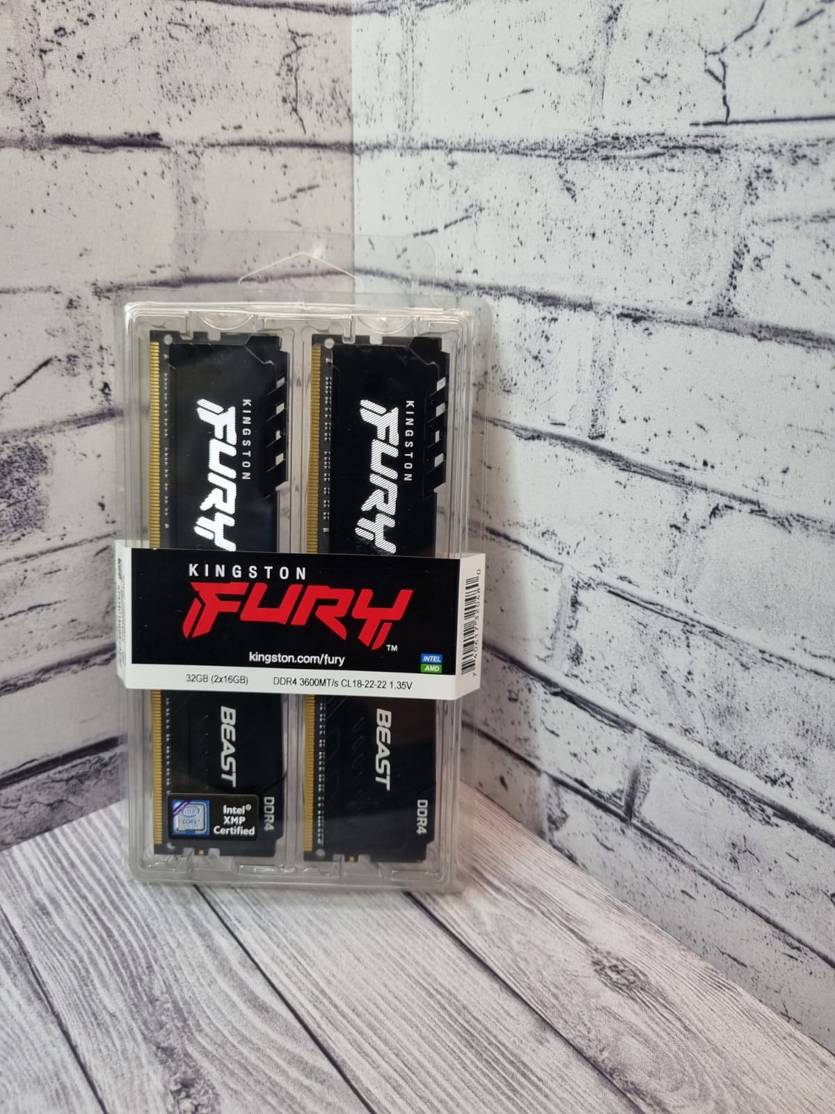 Оперативная память DIMM DDR4 Kingston FURY Beast Black 32GB (2x 16GB) kit of two