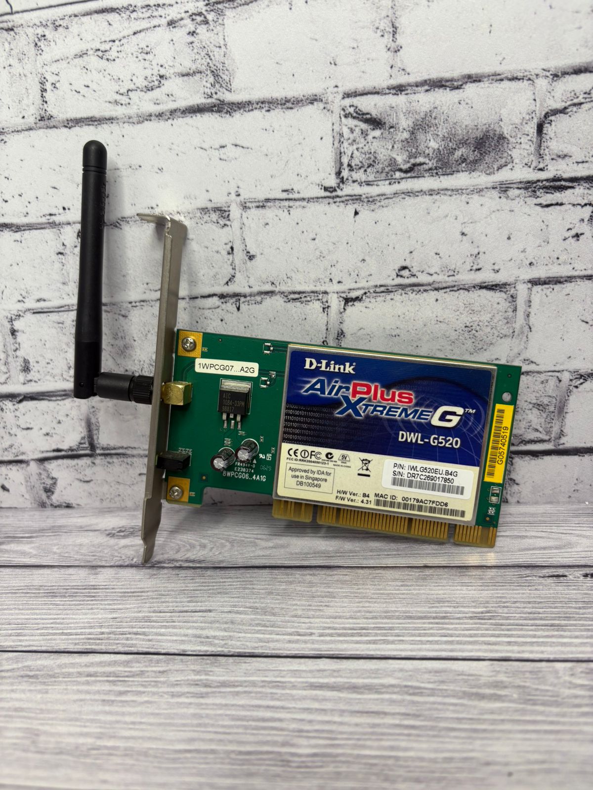 Контроллер PCI  WI-Fi  D-Link DWL-G520
