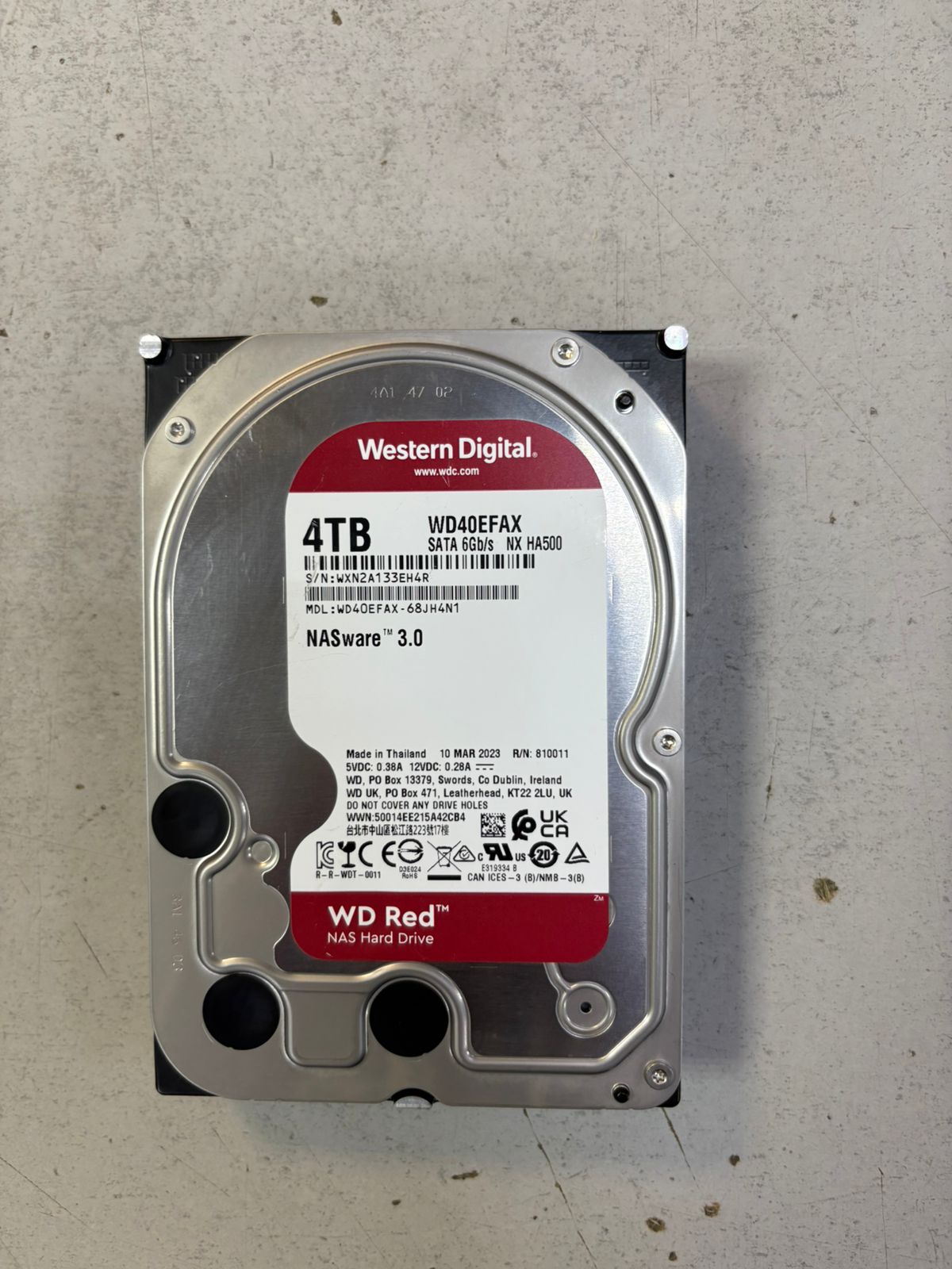 Жесткий диск SATA Western Digital RED 4TB