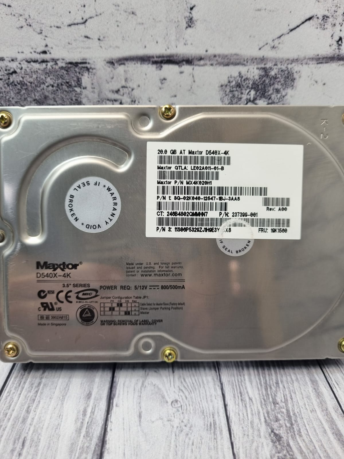 Жесткий диск IDE 20GB Maxtor 3,5''