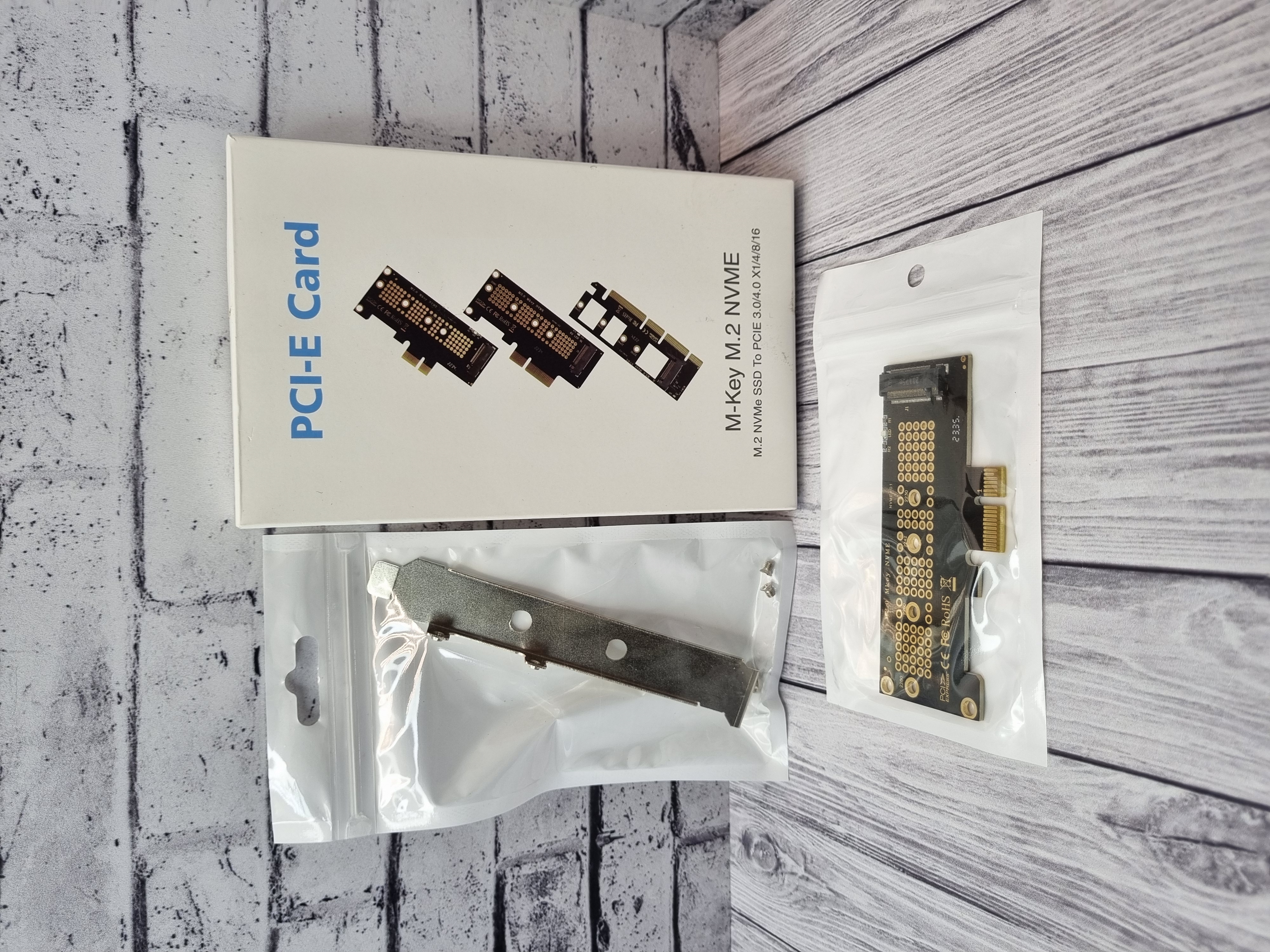 Переходник M.2 NVME SST to PCI-E 4.0 x16x8x4x1 desktop SSD adapter Card