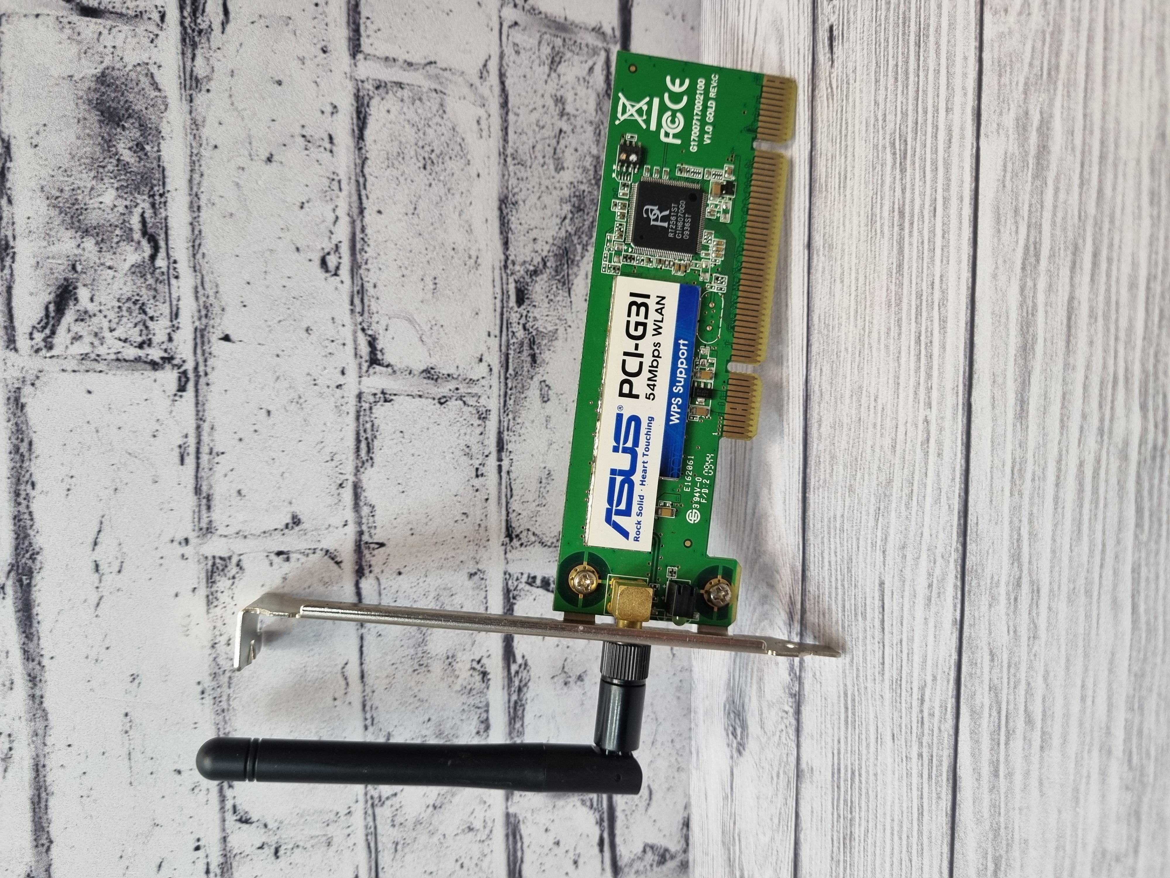 Контроллер PCI Wi-Fi Адаптер Asus  Model : PCI-G3I