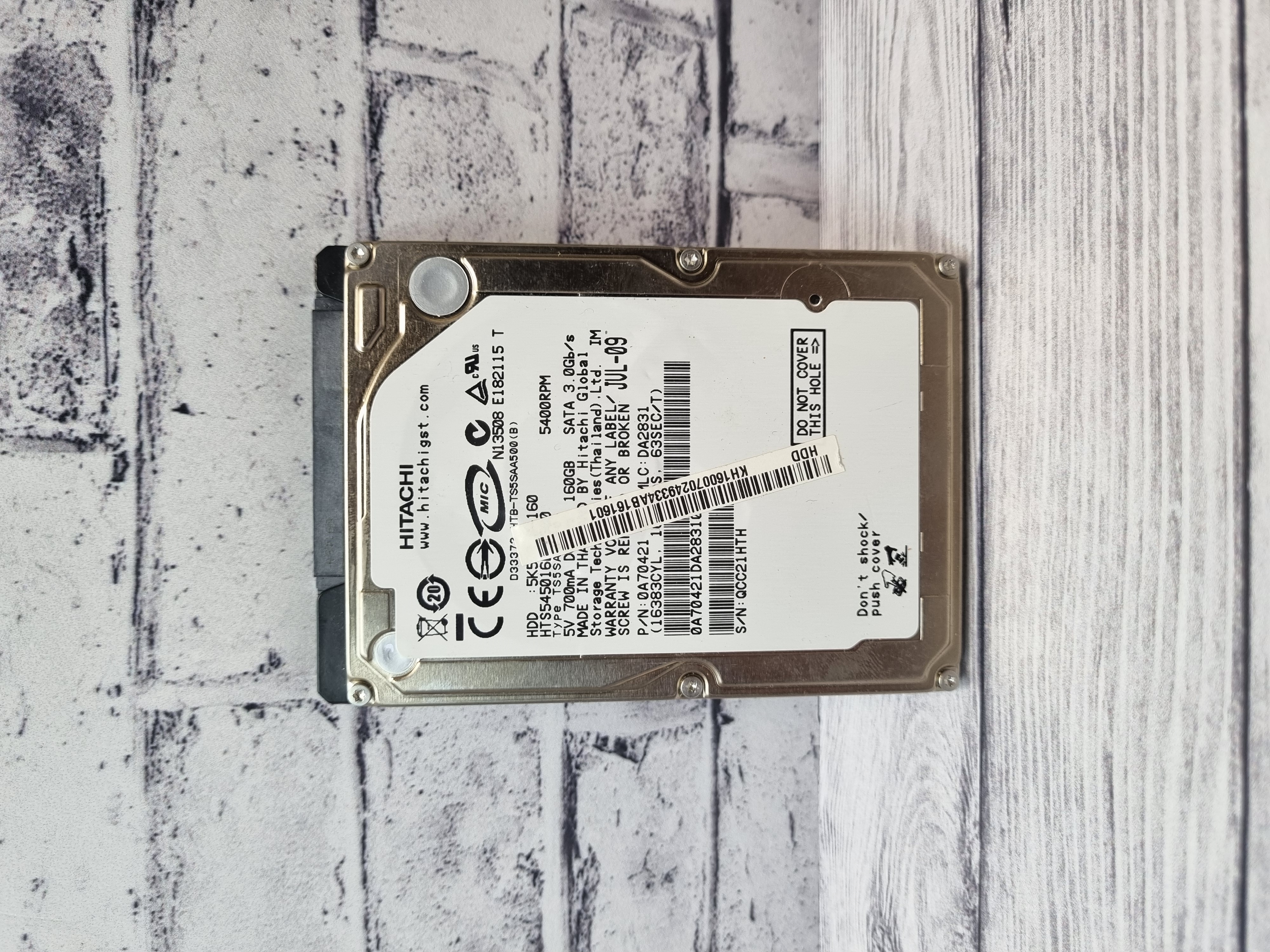 Жесткий диск для ноутбука SATA 160 Gb 2.5'' HITACHI