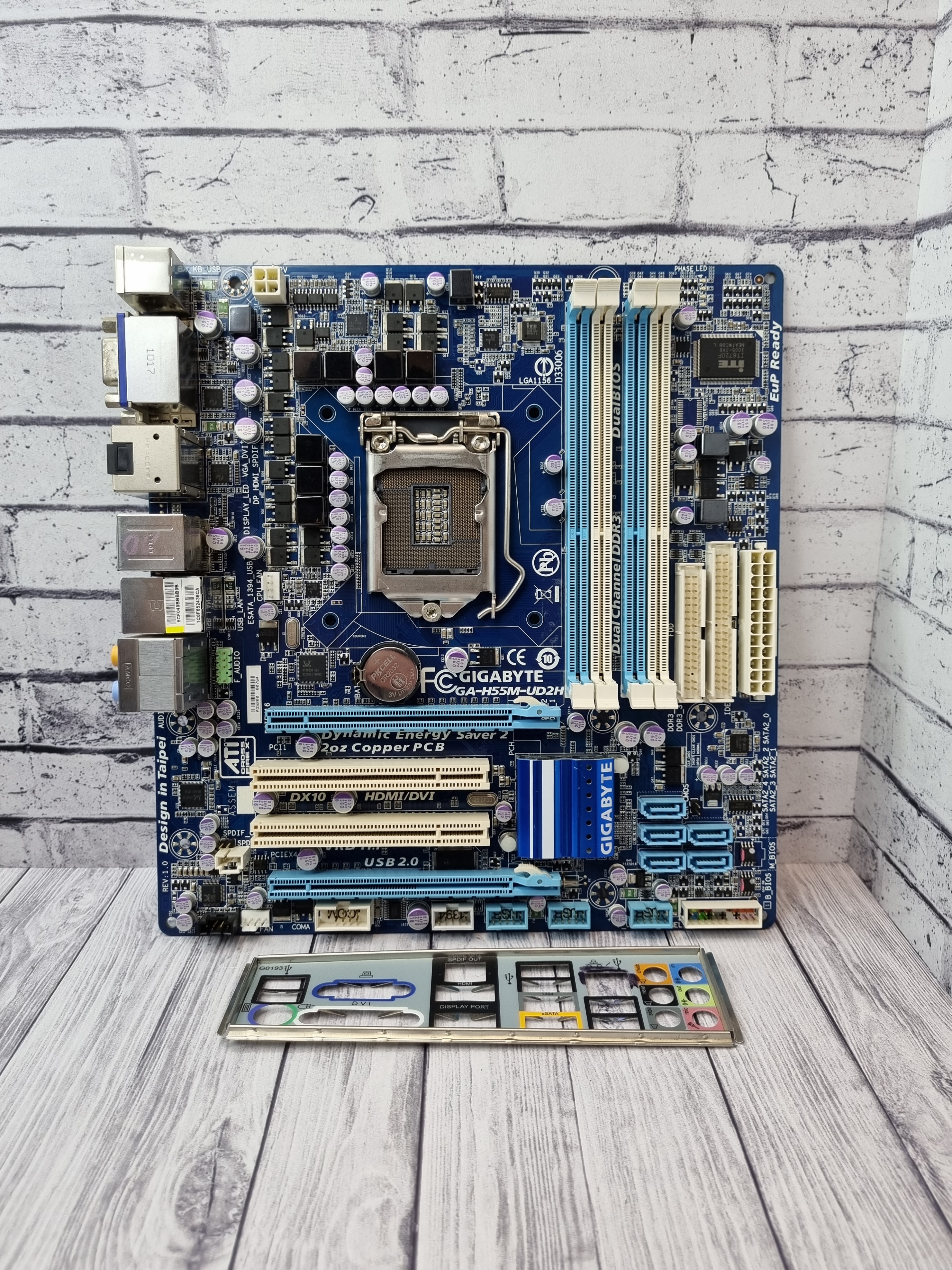 Материнская плата micro ATX S1156 GIGABYTE GA-H55M-UD2H