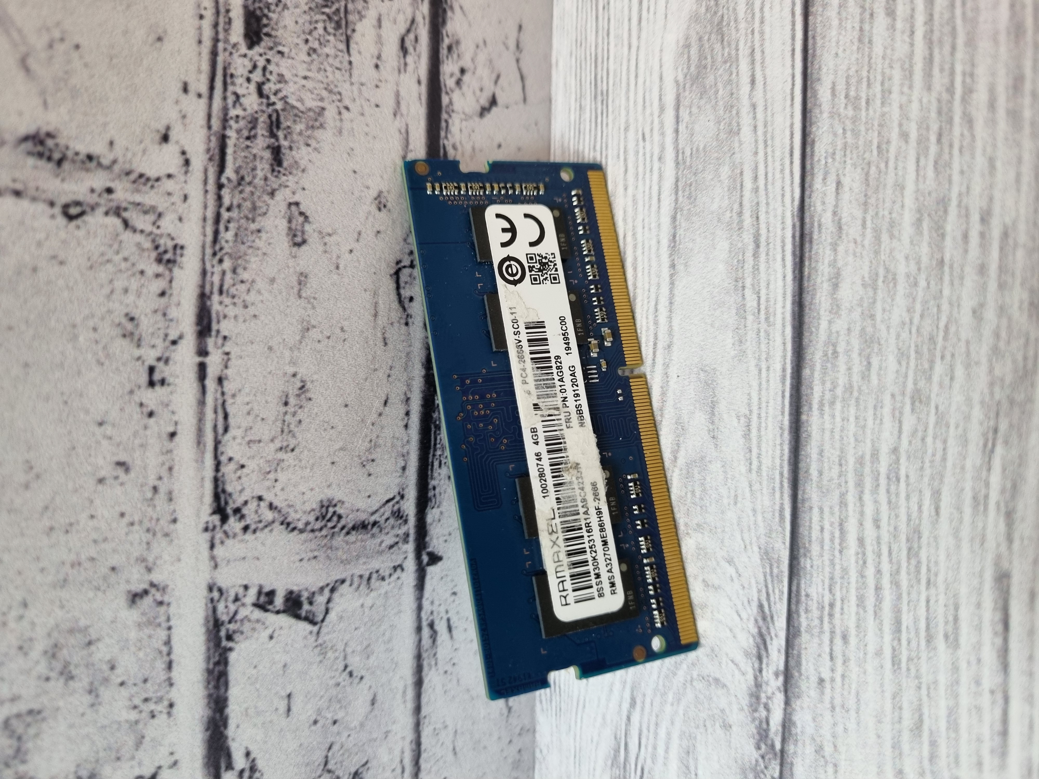 Оперативная память So-DIMM DDR4 4GB PC4-21300 (2666Mhz) RAMAXEL