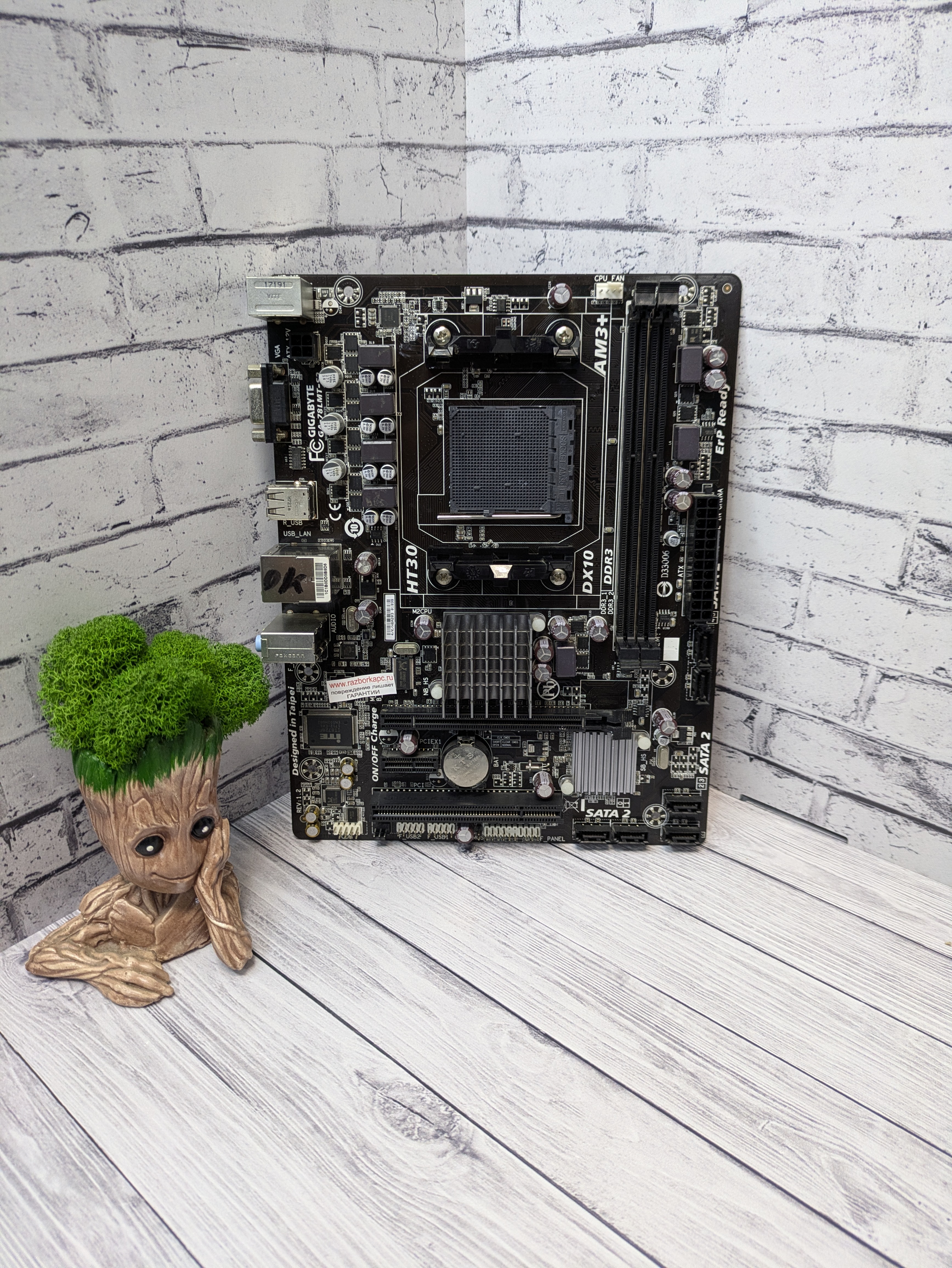 Материнская плата microATX SAM3+ GIGABYTE  GA-78LMT-S2 Rev  1.2